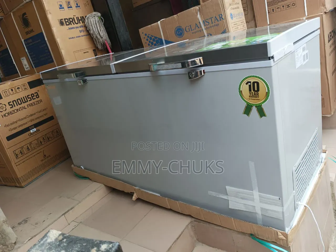 Double Door Freezer Scanfrost 600L
