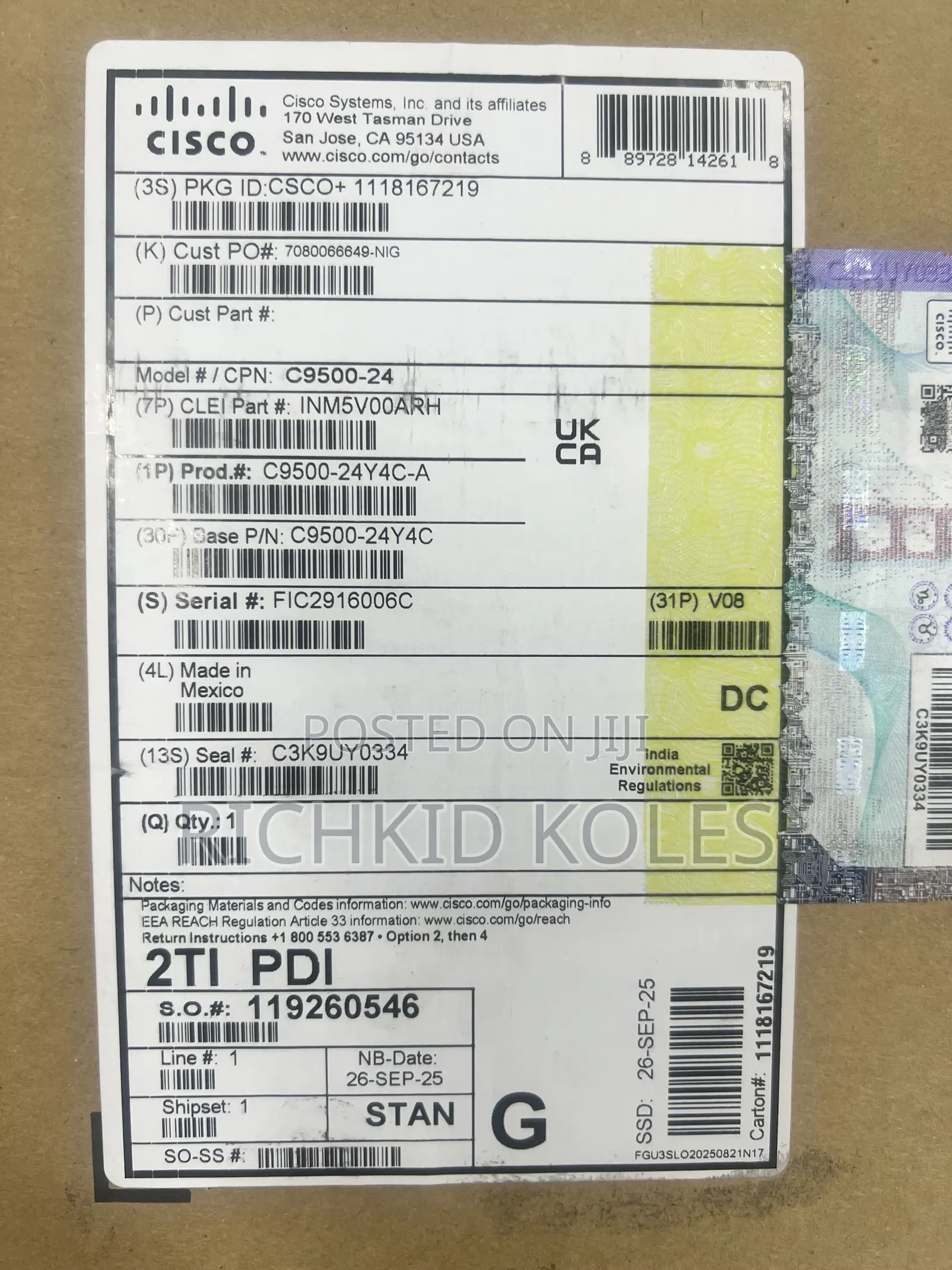 Cisco C9500-24y4c-A