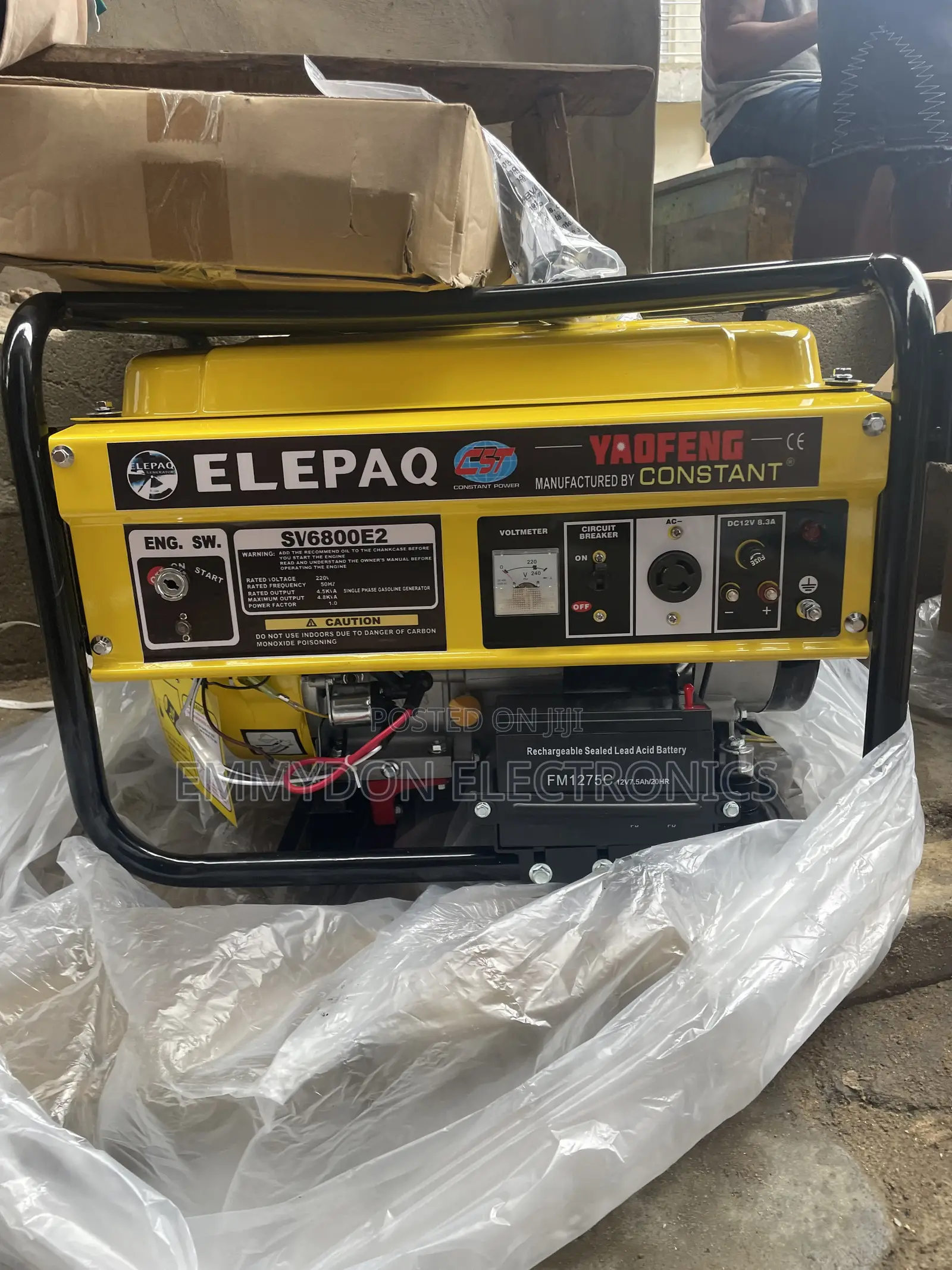 Elepaq Constant SV6800E2 Powerful Petrol Generator