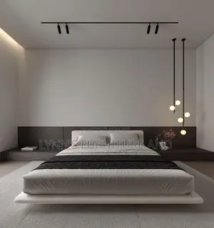 Well Padded Bedframe With Foreign Fabric and Very Good Finishing