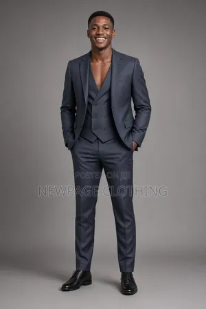 Sharp Gray Blazer + Waistcoat for the Modern Gentleman