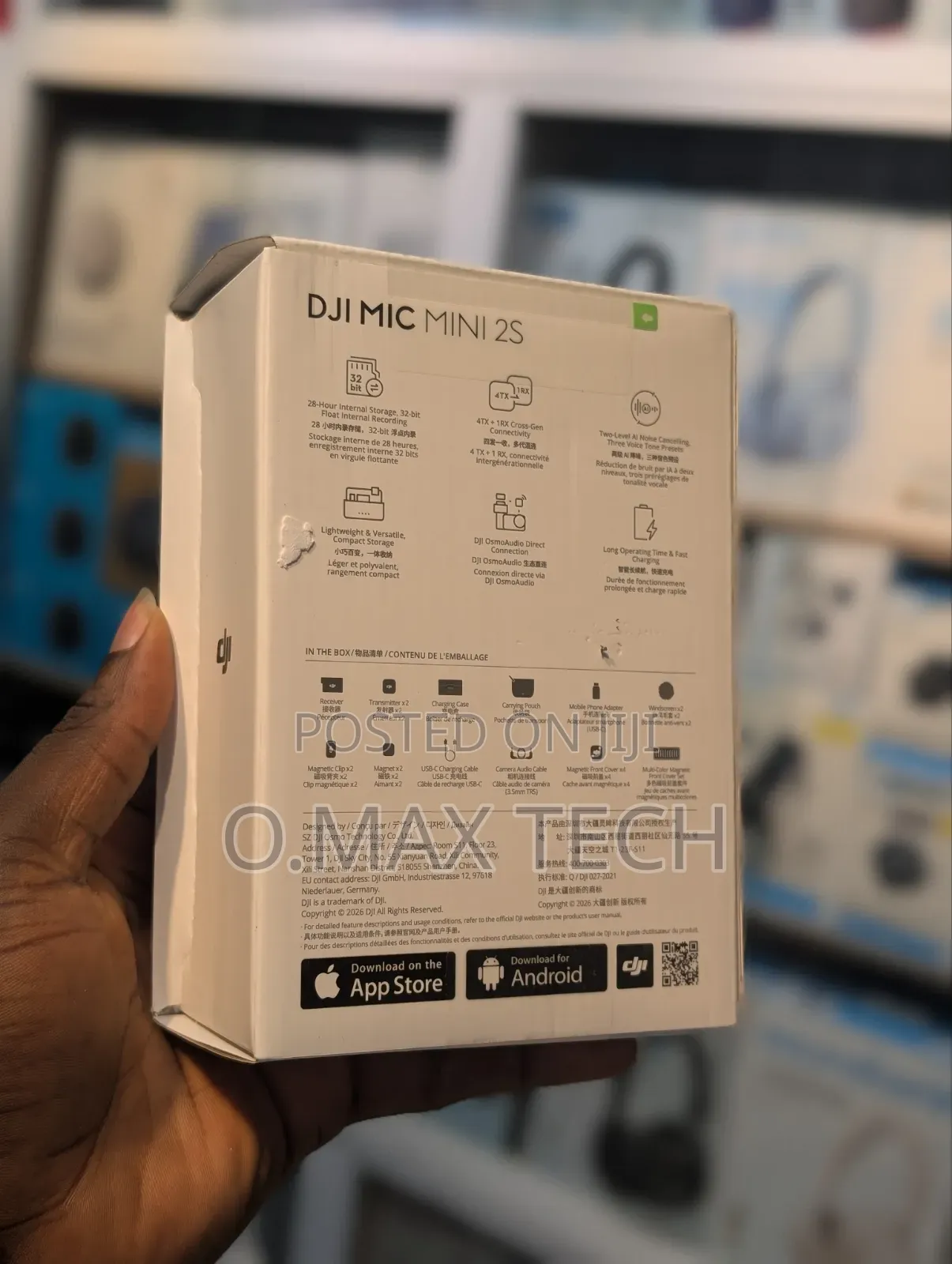 DJI Mic Mini 2S 4TX + 1RX Connectivity 32-Bit Float Internal Recording