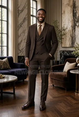 Brown Color Elegance – Blazer & Waistcoat 3-in-1 Set