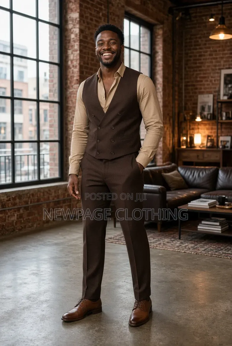 One Blazer, Multiple Looks – Brown Waistcoat Set