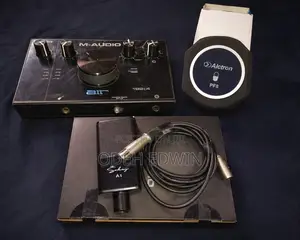 M Audio Soundcard, Sokay Mic, Pf8