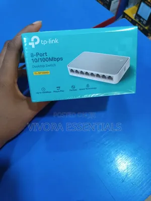 TP-Link Desktop Network Switch – 10/100Mbps, Plug & Play