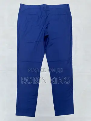Zara Man Royal Blue Plain Suit Pants Trousers Size W36 L41