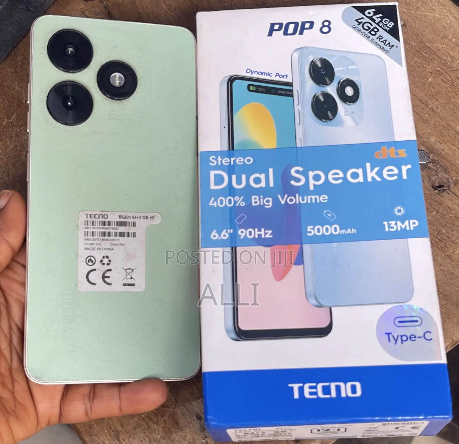 Tecno Pop 8 64 GB Green