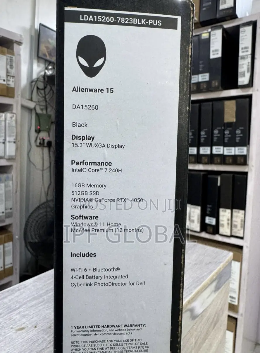 New Laptop Alienware 15 16GB Intel Core 7 SSD 1T