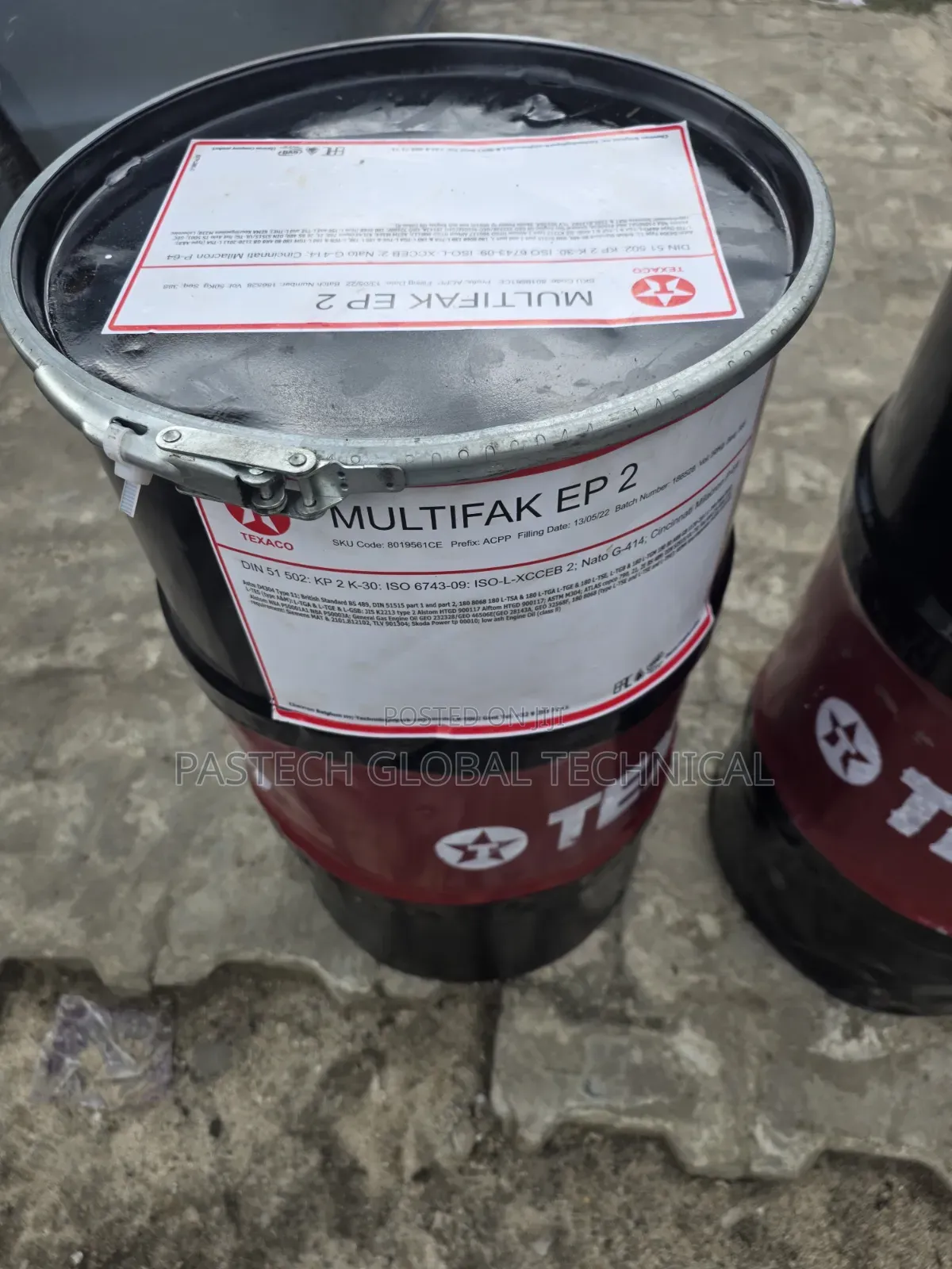 Texaco Multifak Ep 2 Multipurpose Grease || 50kg Drum