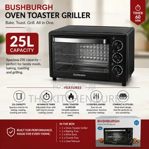 Bushburgh 25L Oven Toaster Griller