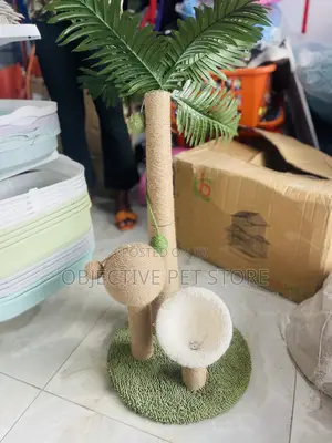 Cat Playing Tree