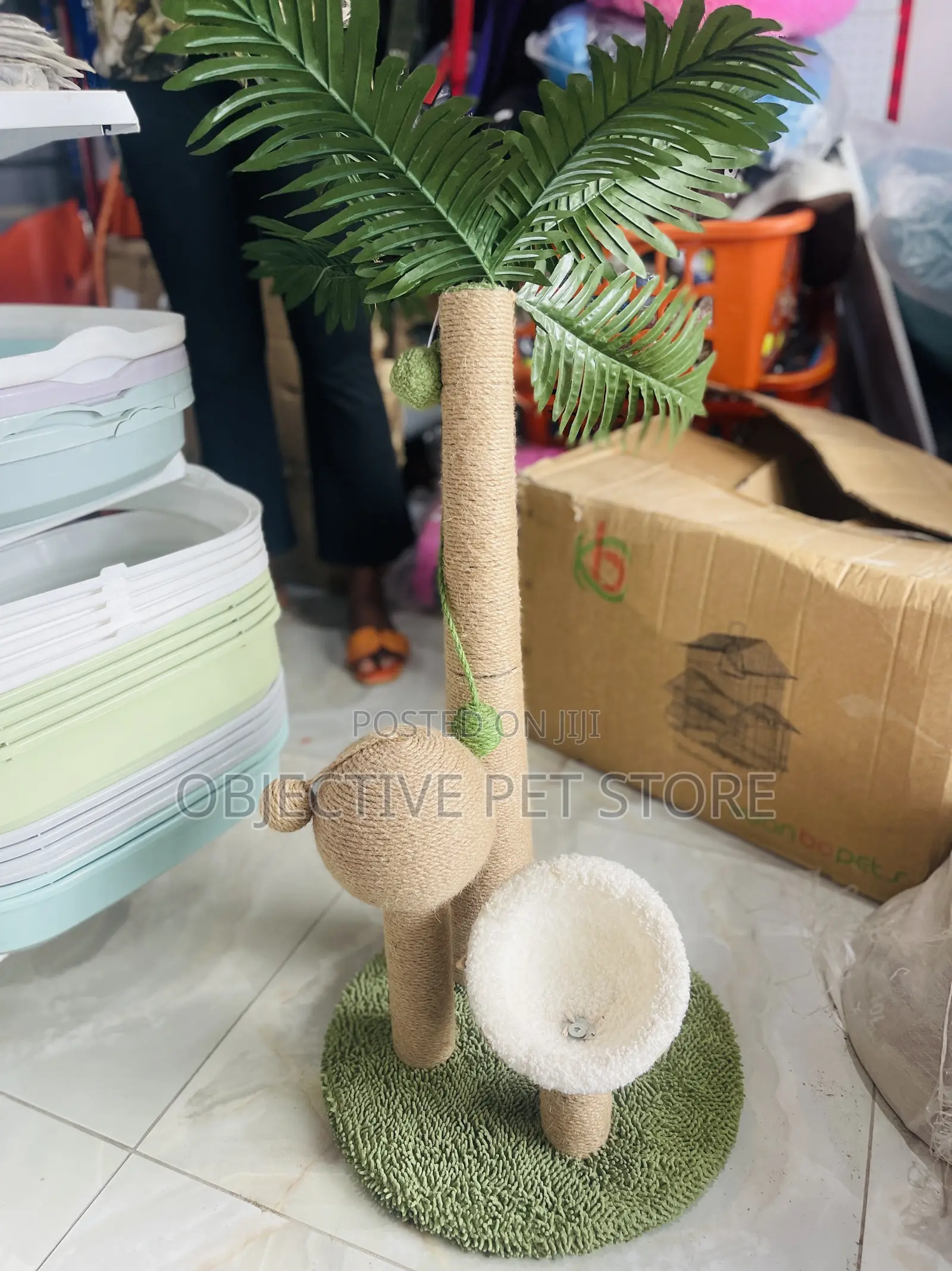 Cat Playing Tree