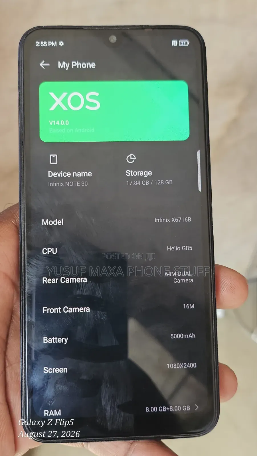 Infinix Note 30 128 GB Blue