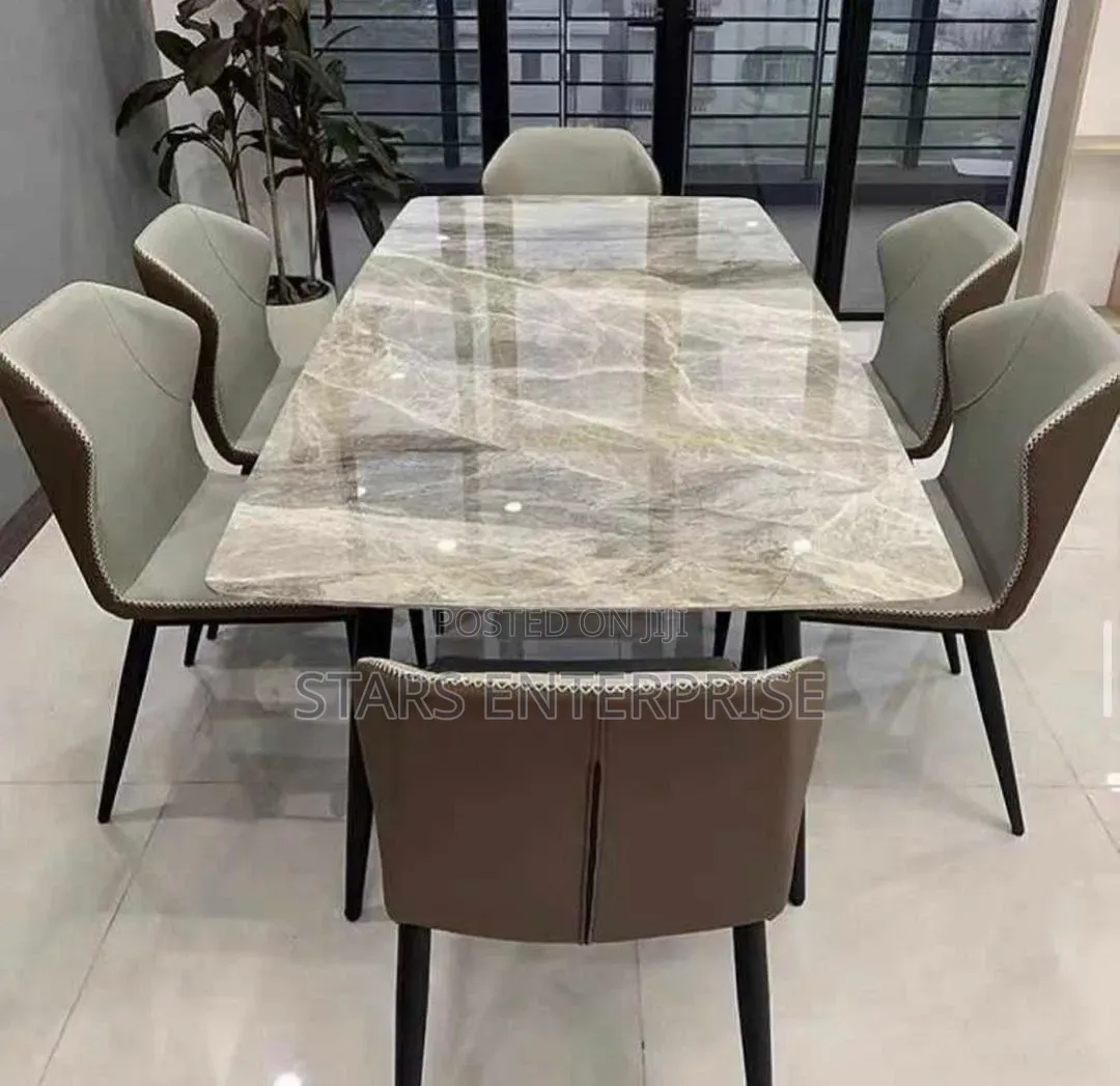 6 Seater Classic Marble Dining