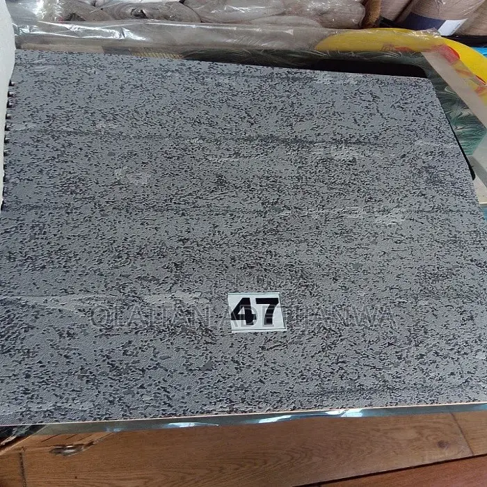 Grey Textured Non Woven Cleanable Wallpaper
