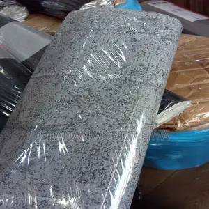 Grey Textured Non Woven Cleanable Wallpaper