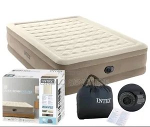 Durabeam Deluxe 18" Inflatable Mattress With Built in Electric Pump