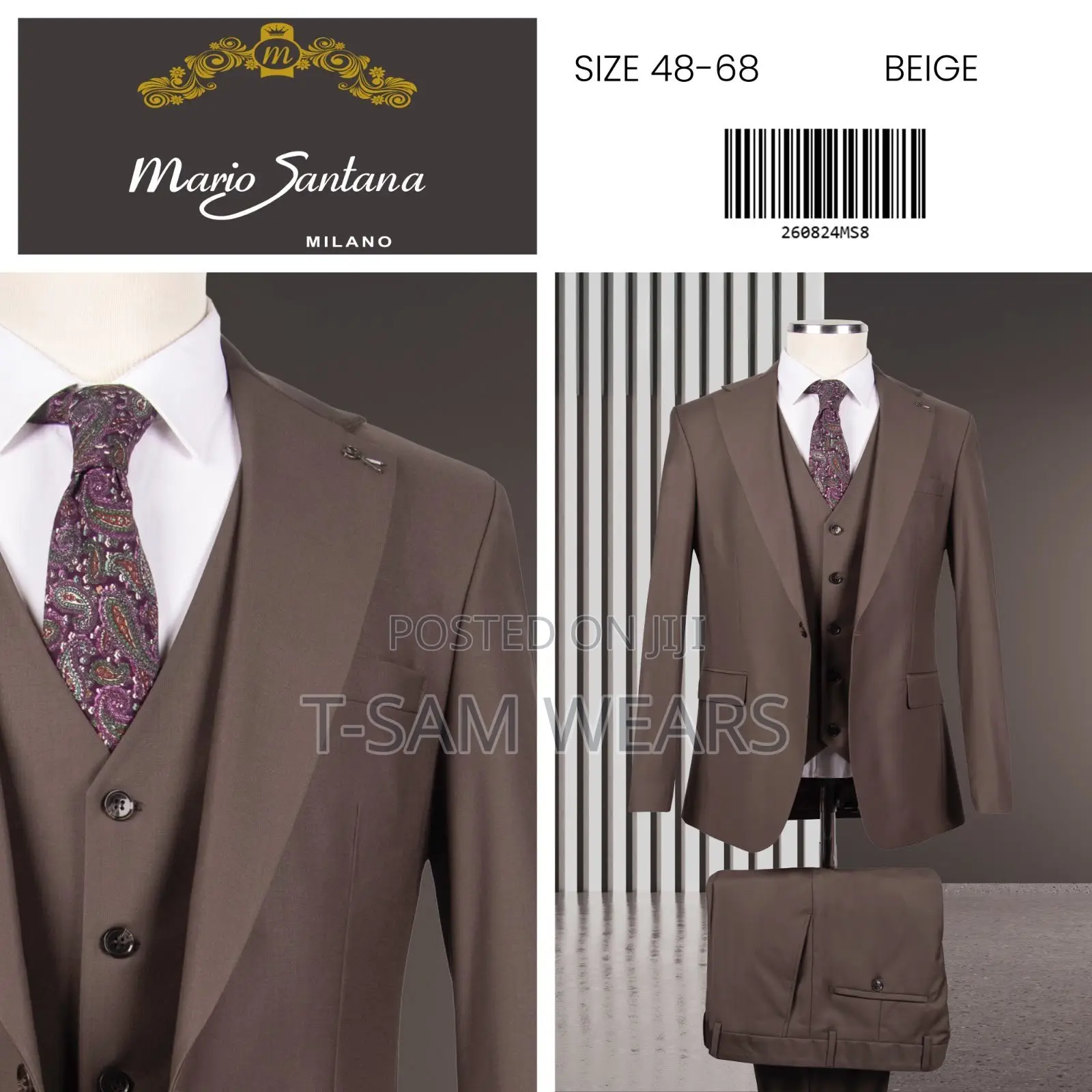 Mario Santana Designer Turkish Suit
