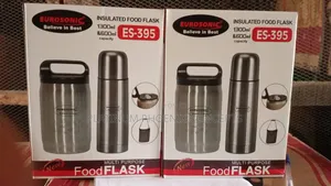 Food Flask With Water Flask and Carrier Bag