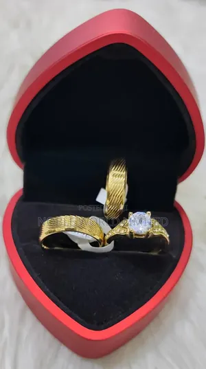 Sparkling Couples Wedding Rings CKA 7e