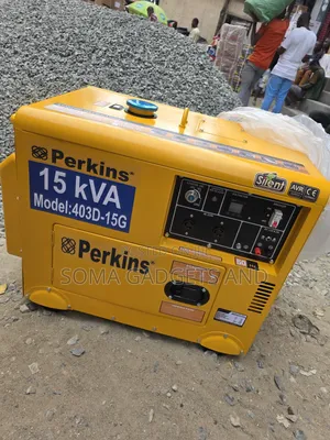 A Brand New Perkins Diesel Soundproof Generator 15kva 100% Copper Coil
