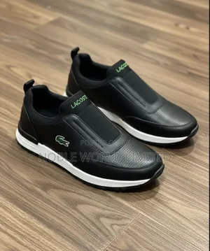 Lacoste Black/White/Navy Blue/Brown Sneakers ABL 7r