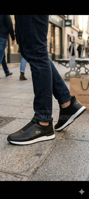Classy Black Lacoste Sneakers ABL 6d