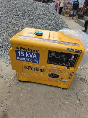 Powerful 15kva Perkins Diesel Soundproof Generator 100%copper Coil