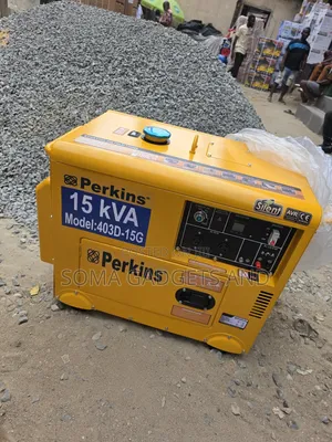 Powerful 15kva Perkins Diesel Soundproof Generator 100%copper Coil