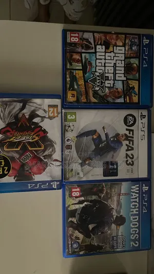 PS5 With 4 Discs