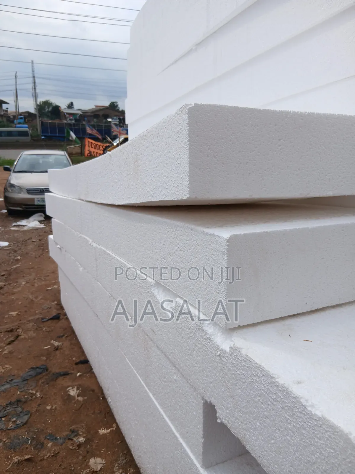 Polystyrene Parapet and Pop Board 300 by 300