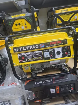 Original Elepaq Constant Petrol Generator 4.5kva 100%copper Coil