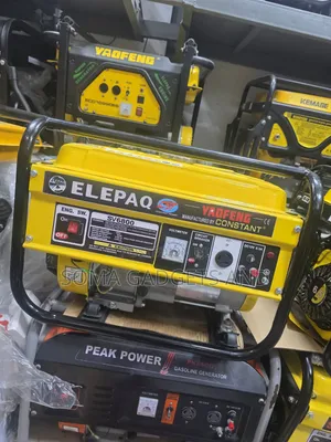 ☆¤Best 4.5kva Elepaq Constant Petrol Gen Manual Start 100%copper Coil