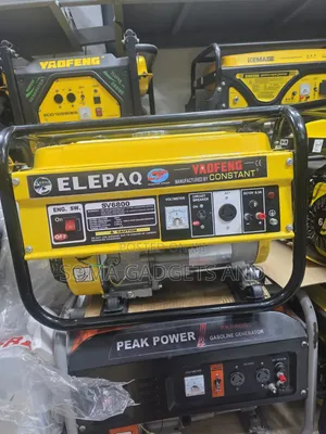 Elepaq Constant Manual Start Petrol Generator 4.5kva 100%copper Coil