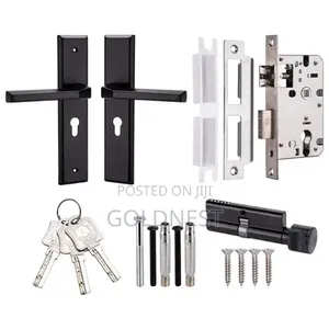 Modern Door Handle Lock Set