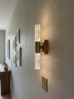 Vintage Crystal Glass Wall Lamp