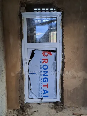 Aluminium White Hinge Door