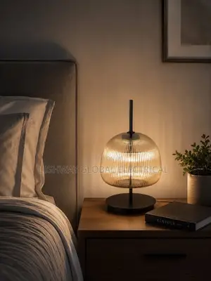 Nordic Luxury Modern Simple Glass Bed Side Lamp