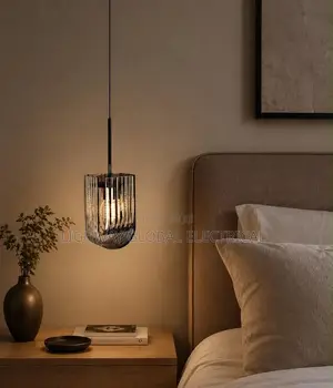 Modern Glass Designer Bed Side Lamp