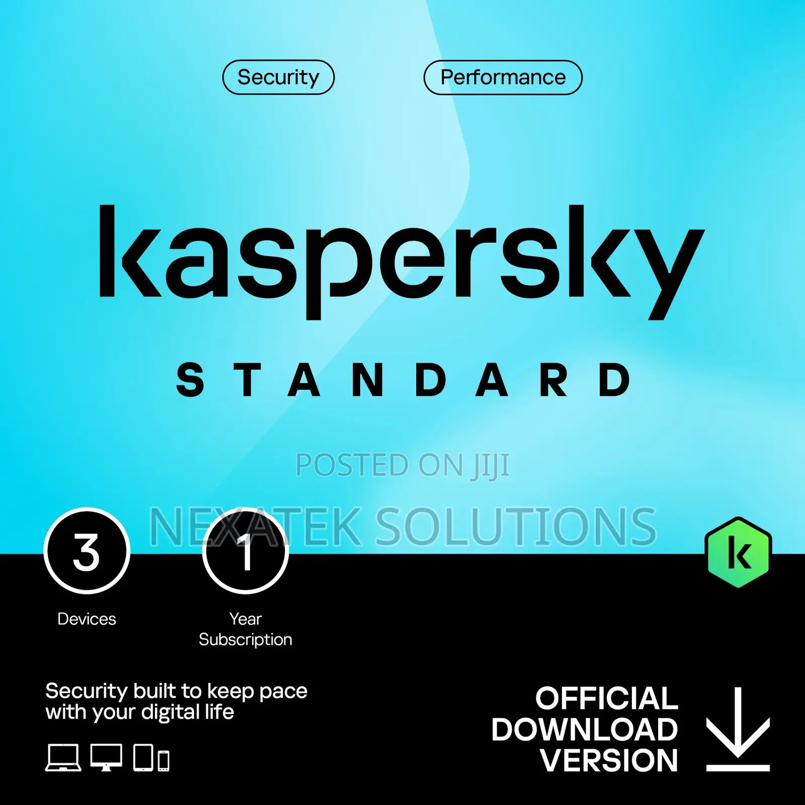 Kaspersky Standard 1/3 Devices 1 Year