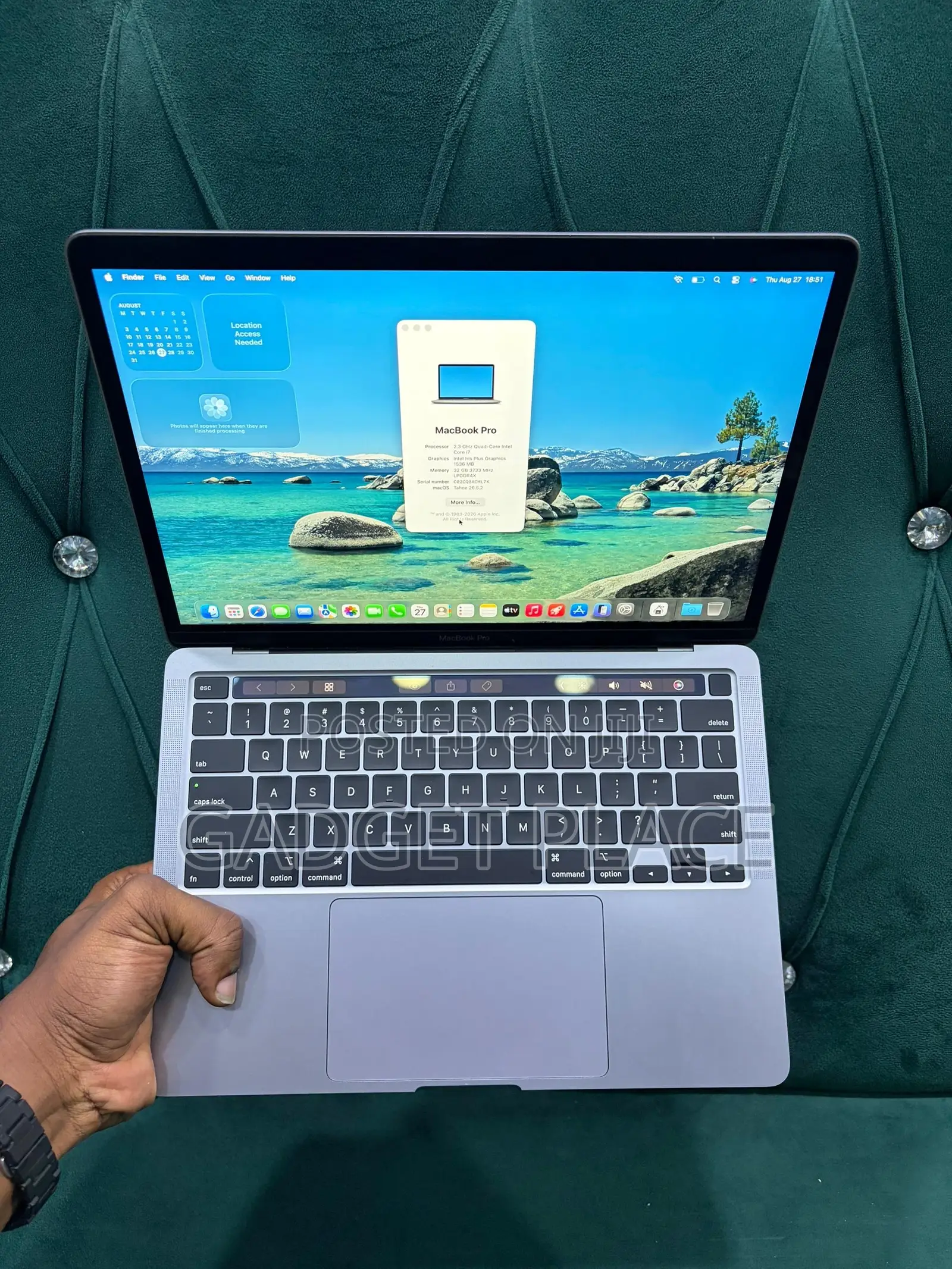 Laptop Apple MacBook Pro 2020 32GB Intel Core i7 SSD 2T