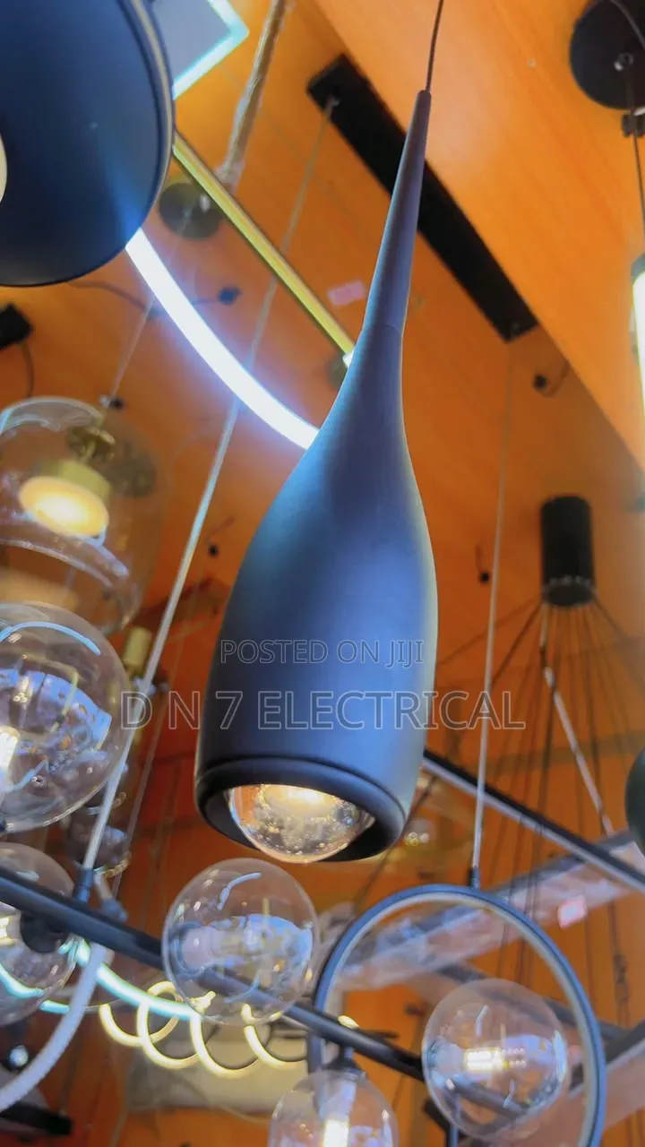 Modern Black Pendant Light