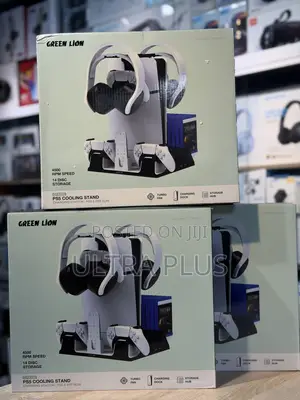 Green Lion PS5 Cooling Stand Charging Station