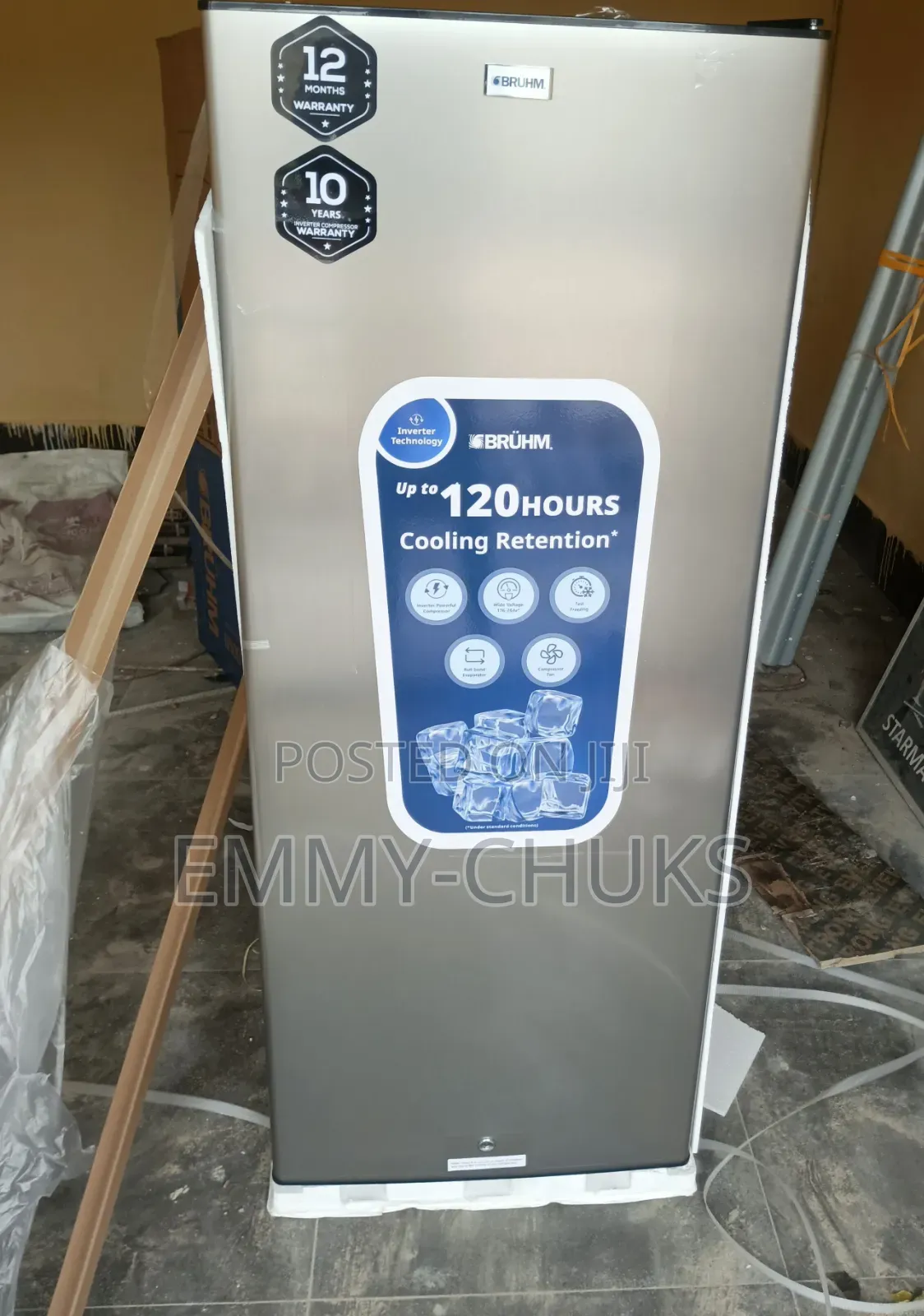 Inverter 189L Upright Standing Freezer