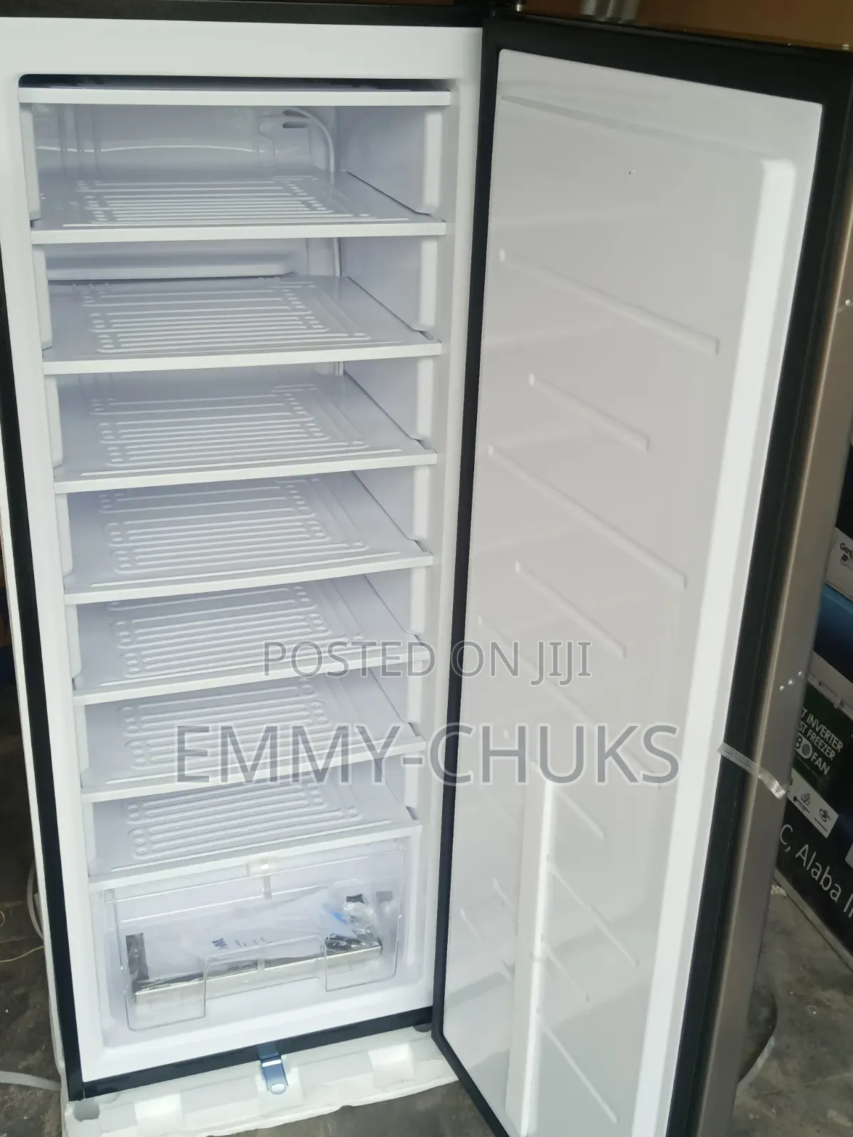 Ice Upright Standing Freezer Bruhm Inverter