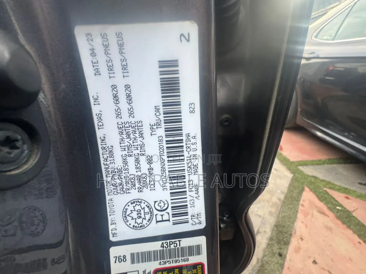 Toyota Tacoma 2023 Black