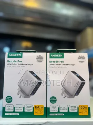 UGREEN Nexode Pro Charger, 160W GaN 5-Port Fast USB C Wall Charger