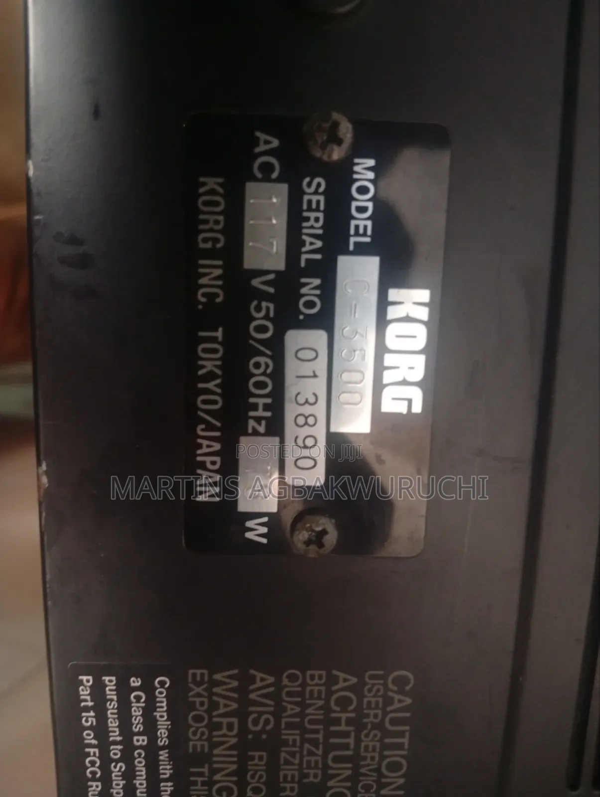 Korg C-3500