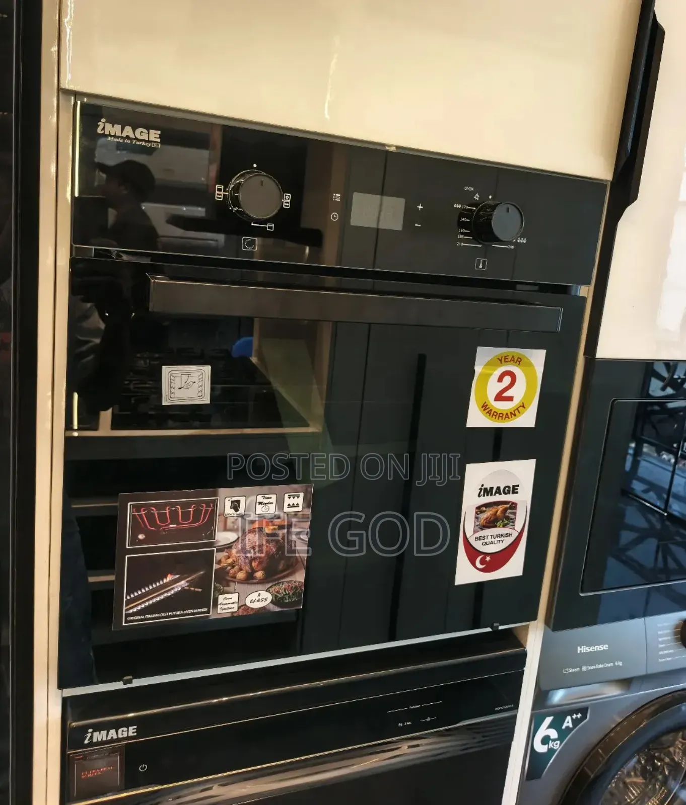 Original Image Built-in Premium Quality Gas & Electric Oven With Grill